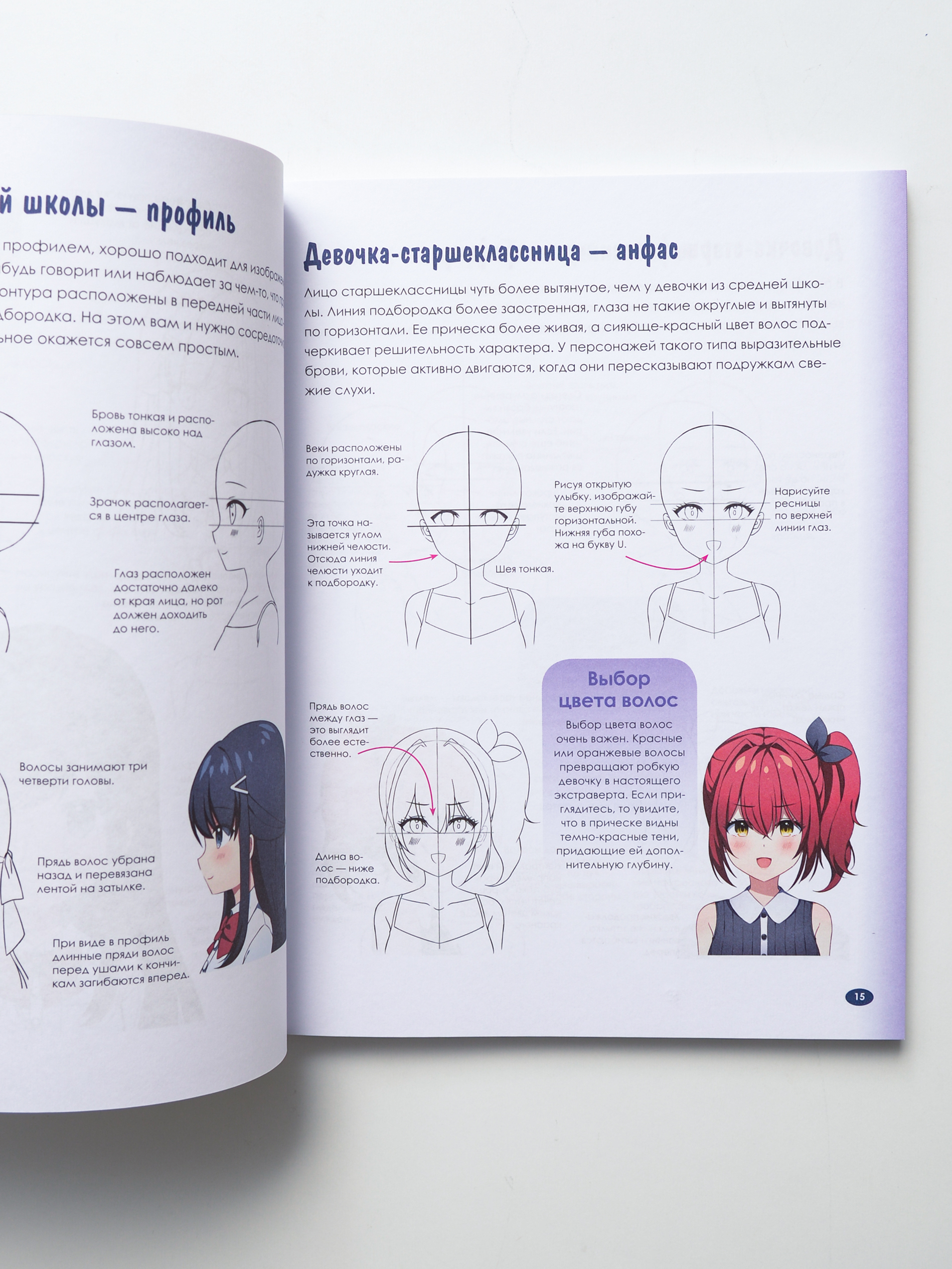 Учимся рисовать романтику в аниме. Как нарисовать популярных персонажей шаг за шагом - Image 3